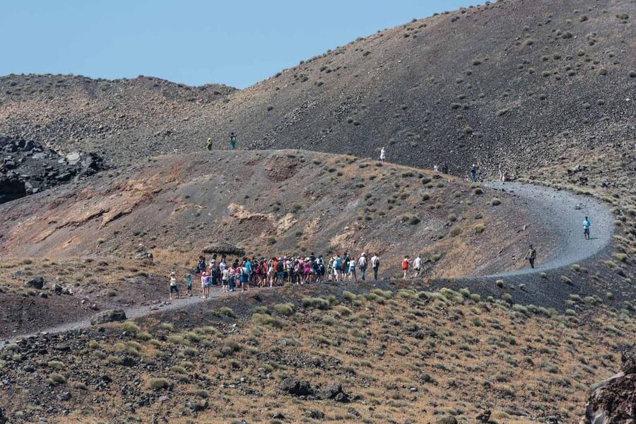 Santorini Port: Cruise to Volcano, Hot Springs & Thirassia - Free time on Thirassia