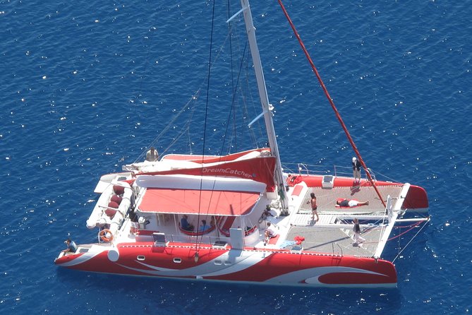 Santorini Sailing Dream Catcher with BBQ Lunch and Drinks - Palea Kameni and the volcanic hot springs