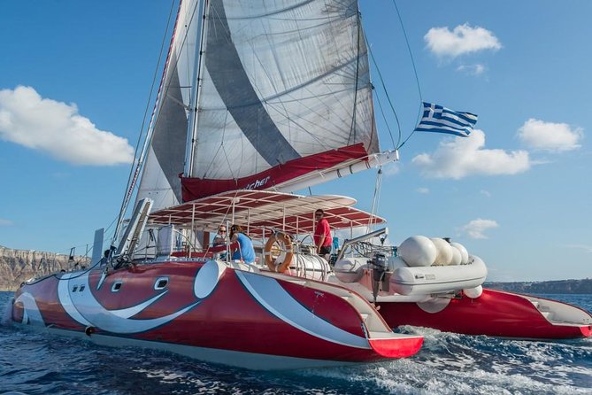 Santorini Sailing Dream Catcher with BBQ Lunch and Drinks - Choosing the morning cruise or afternoon sailing