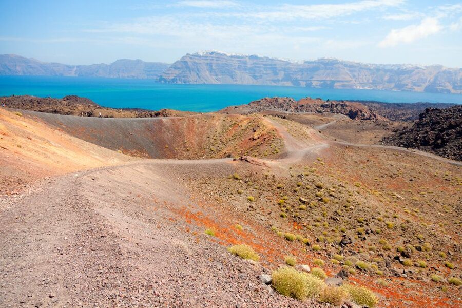 Santorini: Volcano and Hot Springs Sunset Dinner Cruise - Thirasia, Clear Water, and a Second Chance to Swim