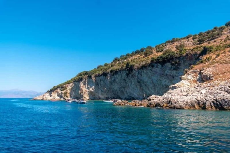 Sarandë: Boat Tour at Kroreza & Hidden Caves with Snorkeling - Kakome Beach, a quieter bay for swimming