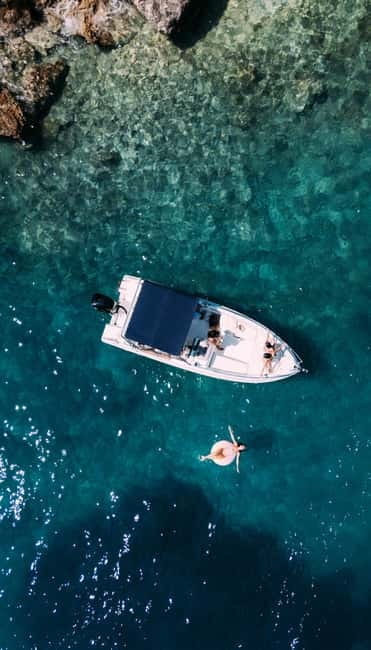 Sarandë: Boat Tour Turtle Cave Kakome & Krorez Snorkeling - Practical packing for four and a half hours