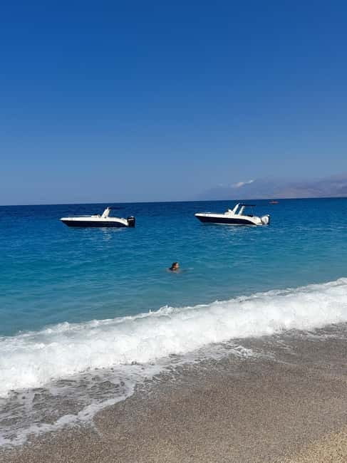 Sarande: Hidden Cave, Gremina, Kakome & Krorez Boat Tour - What the boat ride feels like on board