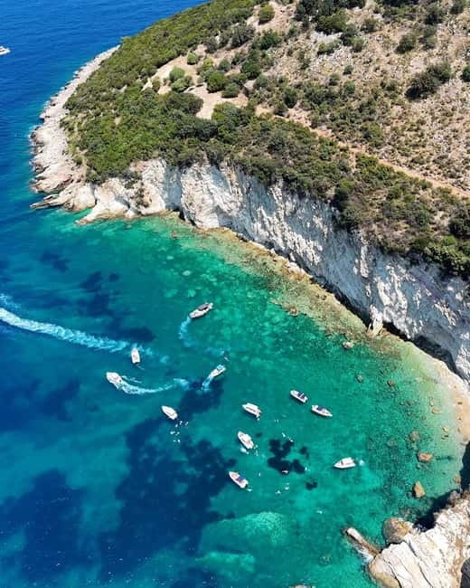 Sarandë: Ionian Coast Hidden Beaches and Caves Boat Tour - Three hours at Kroreza Beach