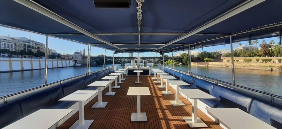 Seville: Guadalquivir Boat Tour with Optional Lunch/Dinner - Comfort, seating, and weather