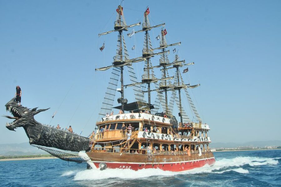 Side: Dolphin Island Boat Tour w/ Lunch & Foam Party - A full day on the water from Side