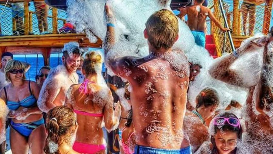 Side: Dolphin Island Boat Tour w/ Lunch & Foam Party - Manavgat Bosphorus, where river meets sea