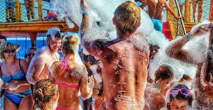 Side: Dolphin Island Boat Tour w/ Lunch & Foam Party - Following the Manavgat River toward the coast