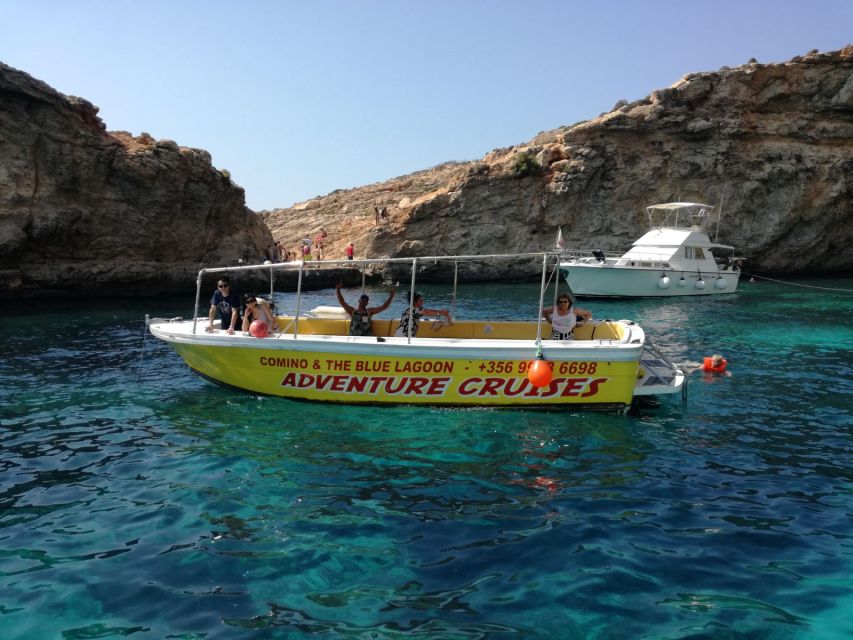 Sliema: Boat Trip to Comino Blue Lagoon, Gozo, and Caves - Sliema departure and the first run across the water