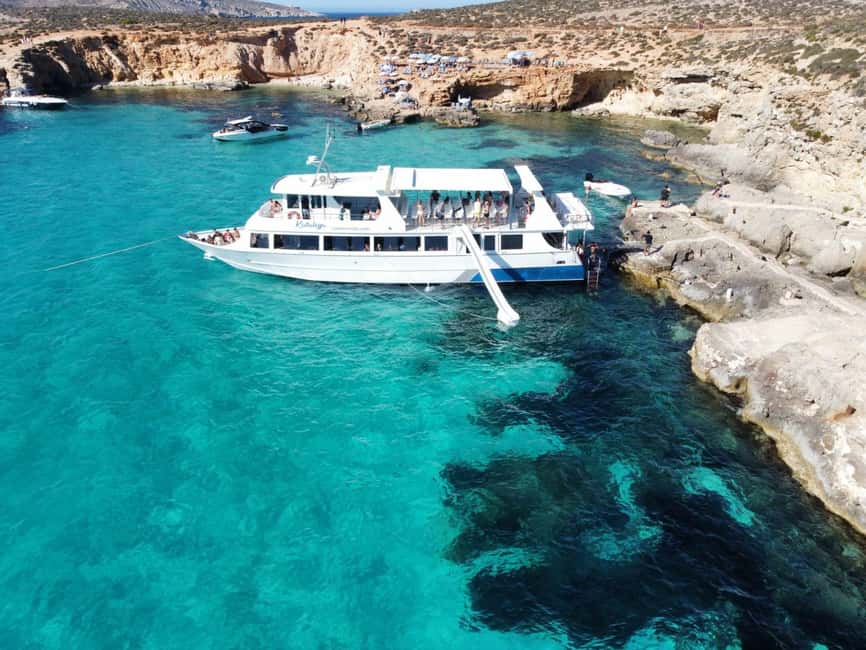 Sliema: Cruise to Comino, Crystal Lagoon, and Blue Lagoon - Option A or Option B: which schedule fits you?