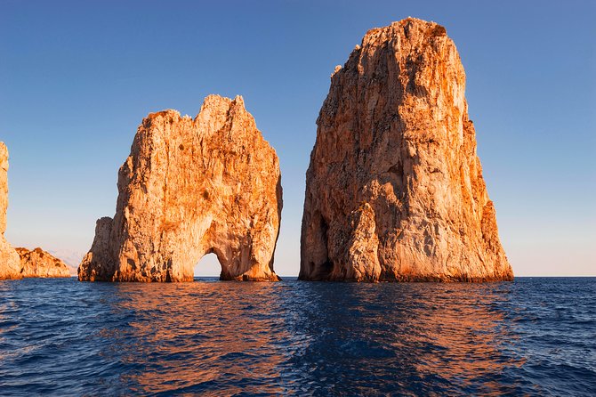 Small Group Boat Day Excursion to Capri Island from Sorrento - Faraglioni, Capri’s signature rocks