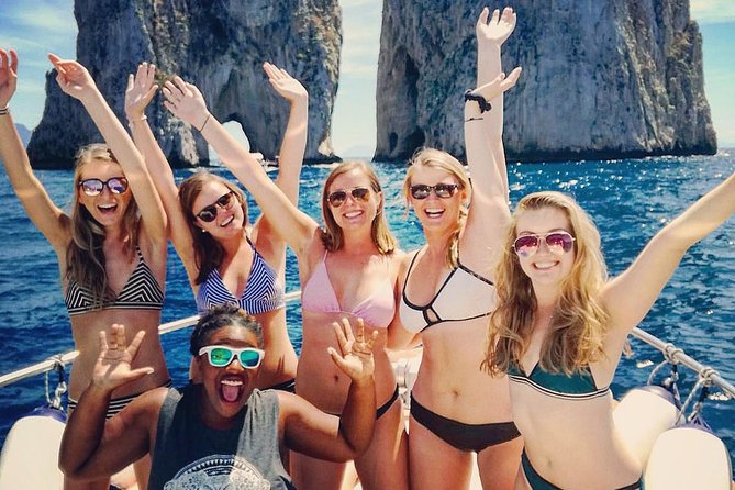 Small Group Boat Day Excursion to Capri Island from Sorrento - Marina Piccola for swimming and a quieter landing