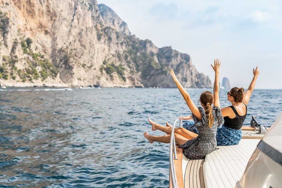 Sorrento: Exclusive Capri Boat Tour and Optional Blue Grotto - What the crew adds to the day