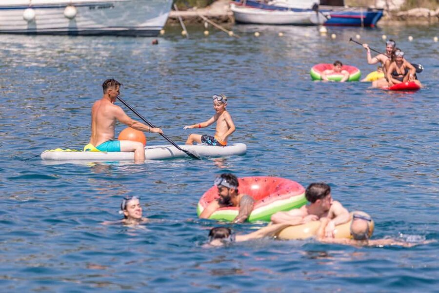 Split: Blue Lagoon 3 Islands All-Inclusive Cruise with Lunch - The crew and the feel onboard