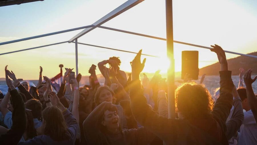 Split: Blue Lagoon Boat Party with DJs, Shots & After Party - Drvenik Veli and the return toward sunset