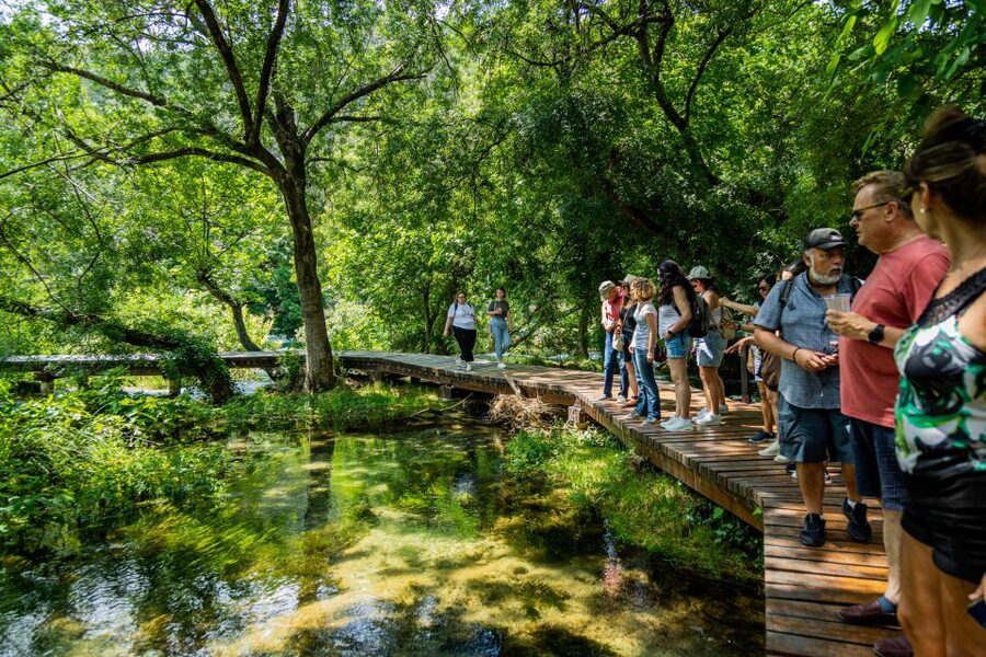 Split: Krka National Park Day Trip with Boat Ride & Swimming - The 90-minute ride from Split