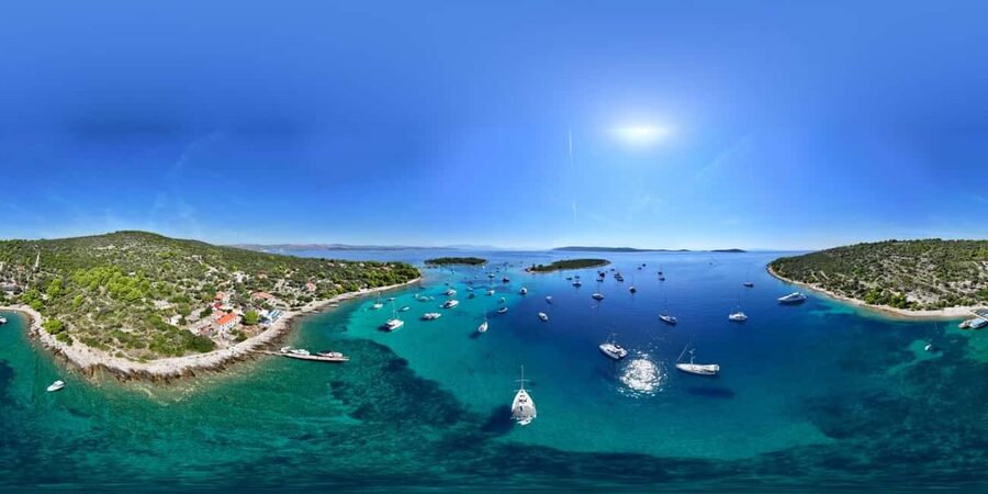 Split/Trogir: Trogir, Blue Lagoon, and Solta Speedboat Trip - Maslinica on Šolta: the quietest stop