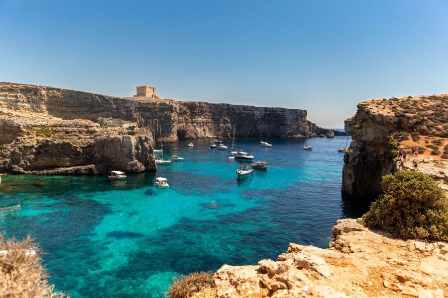 St Paul's Bay: Comino, Blue Lagoon, Gozo, & Caves Boat Tour - Two hours to sample Gozo