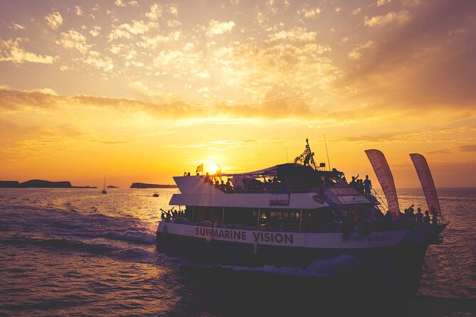 Sunset Beach Hopping Cruise, Cala Comte and Cala Bassa, SUP and snorkelling - Leaving San Antonio for Cala Comte