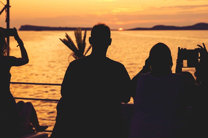 Sunset Beach Hopping Cruise, Cala Comte and Cala Bassa, SUP and snorkelling - The sunset and the return to San Antonio
