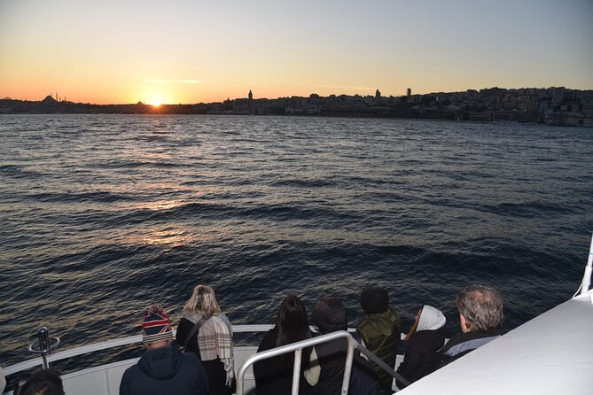 Sunset Cruise with Stop along Asia: Discover Istanbul's Bosphorus - Ortaköy Mosque beneath the first bridge