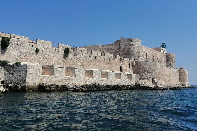 Syracuse Boat Excursion with Snorkeling to the Sea Caves - The castle stop: your first real taste of the coast