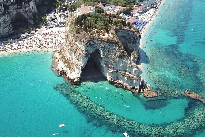 The best Boat Tour from Tropea to CapoVaticano, max 12 passengers - Praia di Fuoco, a beach with no road access