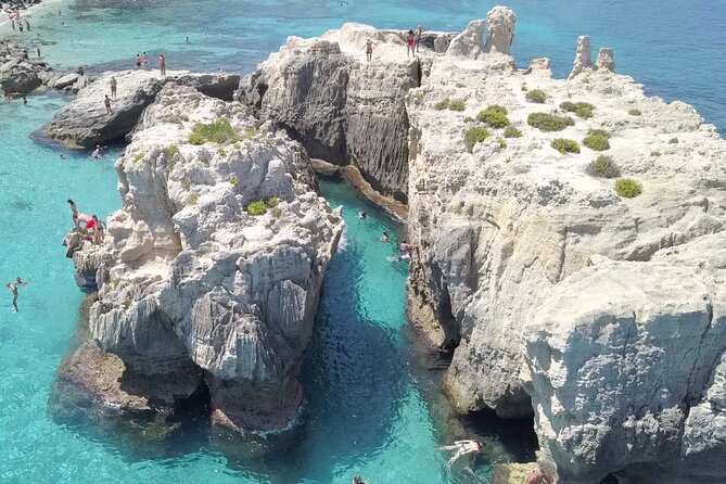 The best Boat Tour from Tropea to CapoVaticano, max 12 passengers - Santa Maria dell’Isola and the floating aperitif