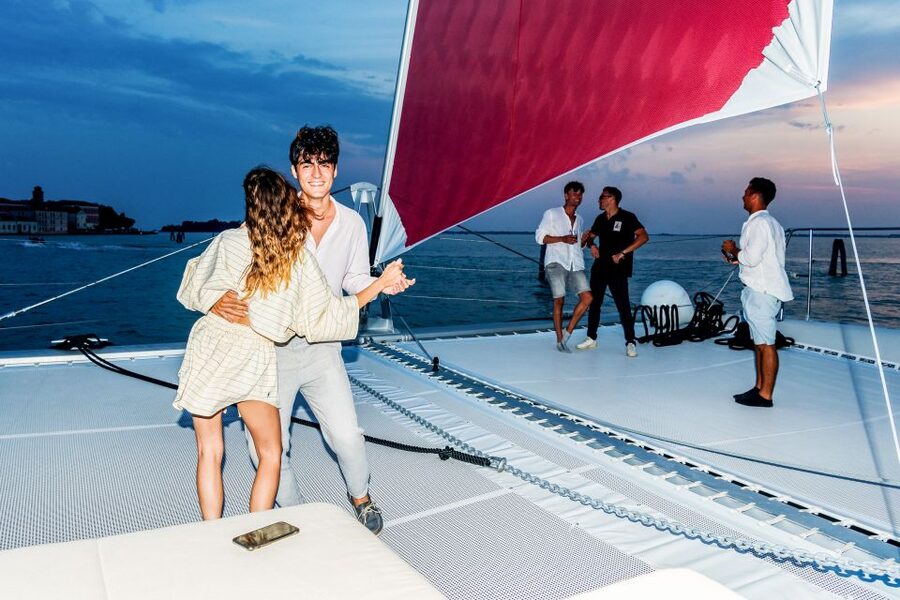 Venice: Catamaran Sunset Jazz Cruise with Aperitivo - The music: live sax, jazz standards, and quiet stretches