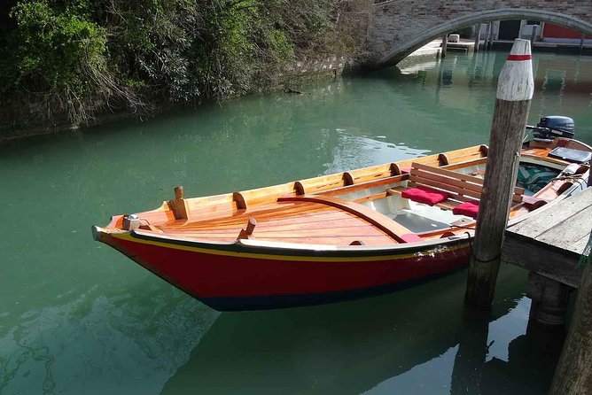 Venice Sunset Cruise by Typical Venetian Boat with Prosecco - San Lazzaro degli Armeni and the outer islands