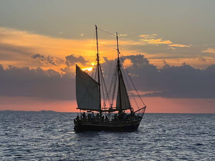 Zadar: Sunset Cruise on Traditional Boat with Wine - Sailing past Zadar’s harbor and Old Town